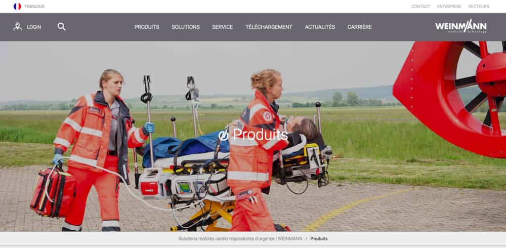 site web Weinmann Emergency 